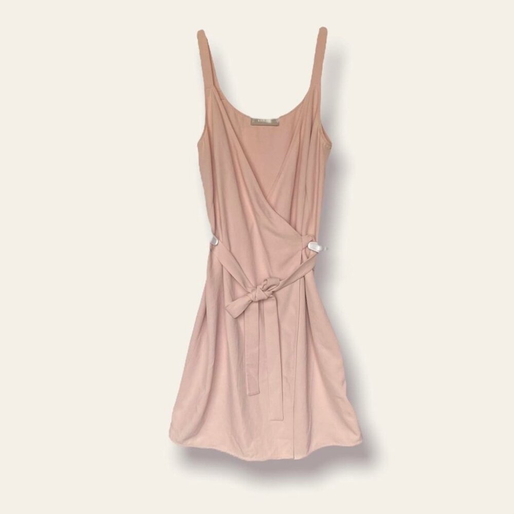 Pale pink wrap dress from Everlane. - size 6